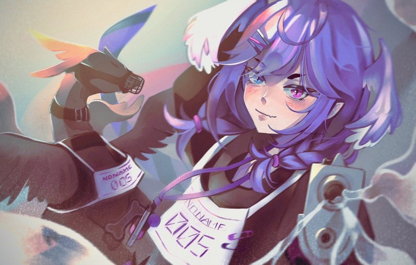 selen tatsuki and ember (nijisanji and 1 more) drawn by sei_(seibugged)