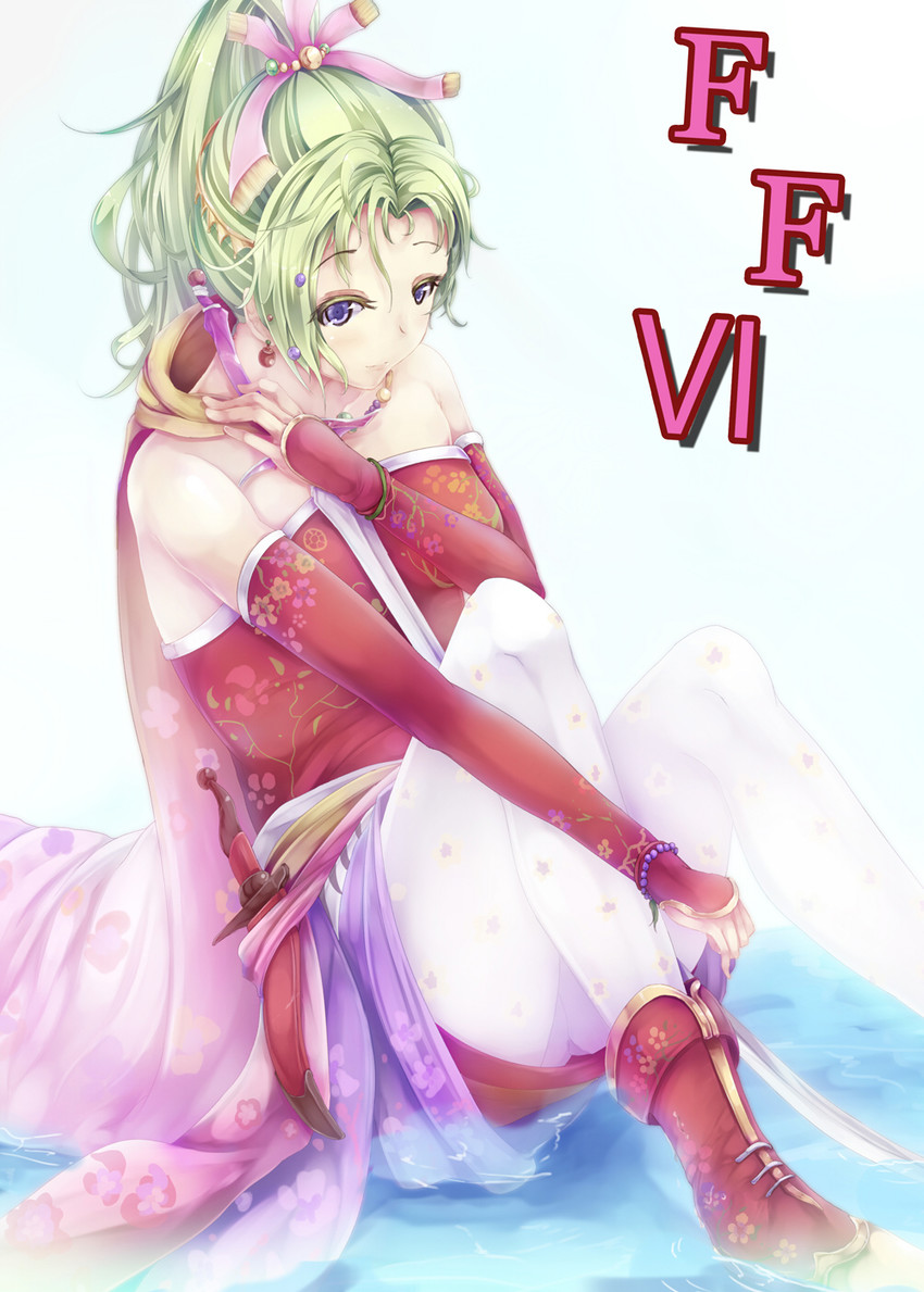 terra branford (final fantasy and 2 more) drawn by sawa_nao