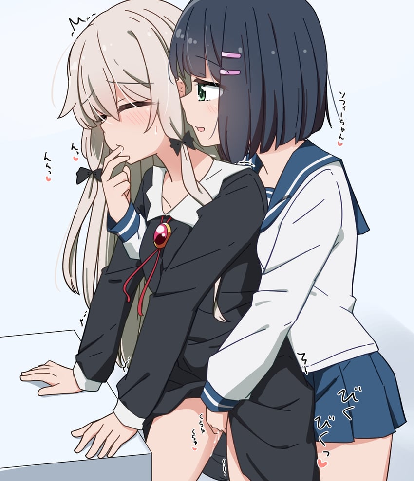 sophie twilight and amano akari (tonari no kyuuketsuki-san) drawn by miruzawa_akechi