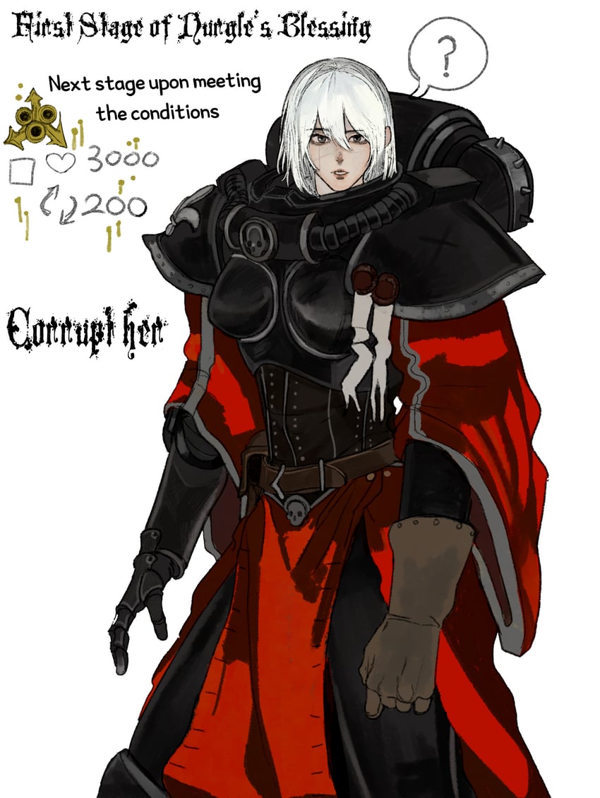 adepta sororitas (warhammer 40k) drawn by kkghost_tv