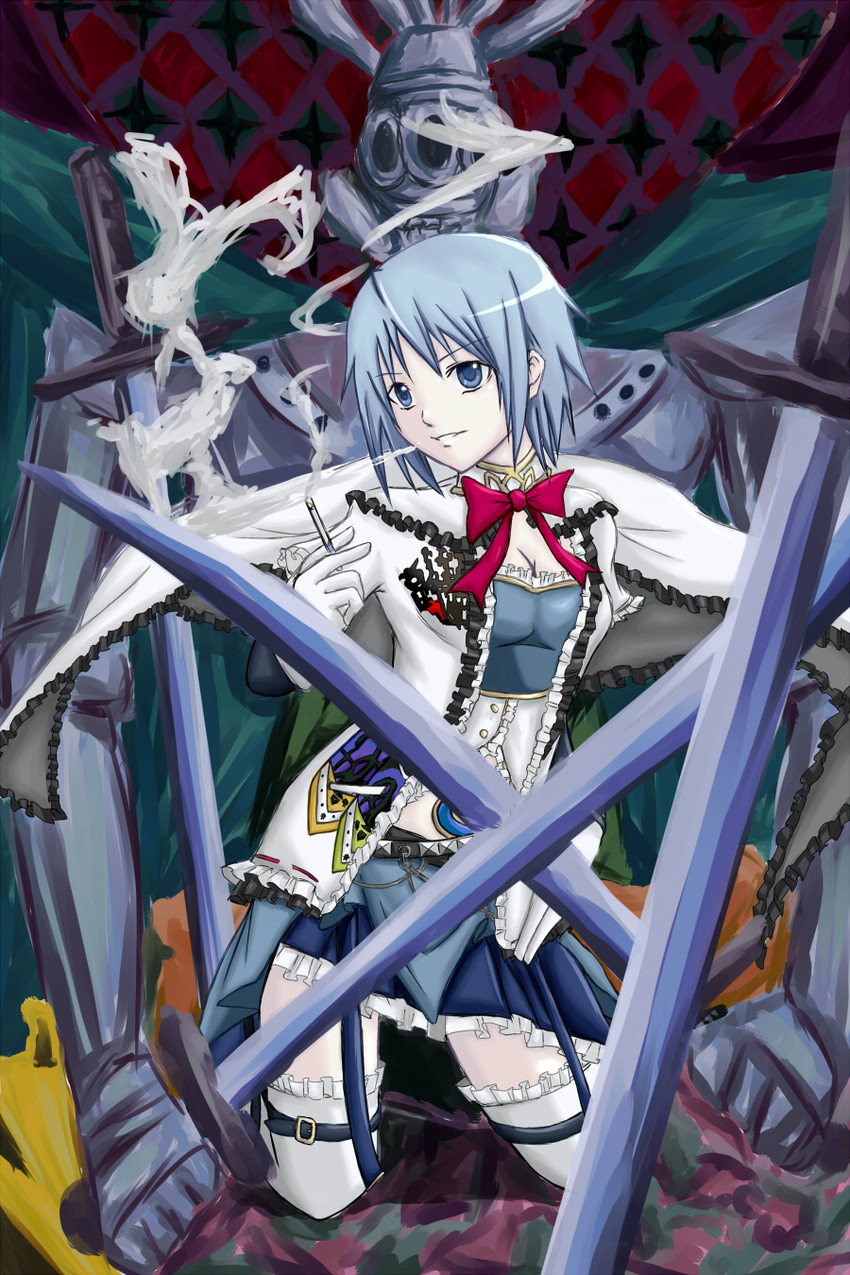 miki sayaka and oktavia von seckendorff (mahou shoujo madoka magica) drawn by forest_(4423)