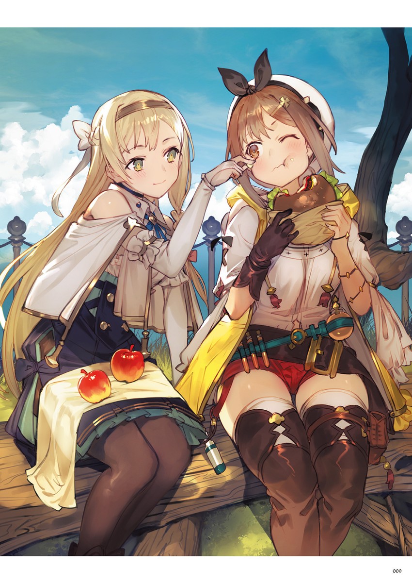 reisalin stout and klaudia valentz (atelier and 2 more) drawn by toridamono