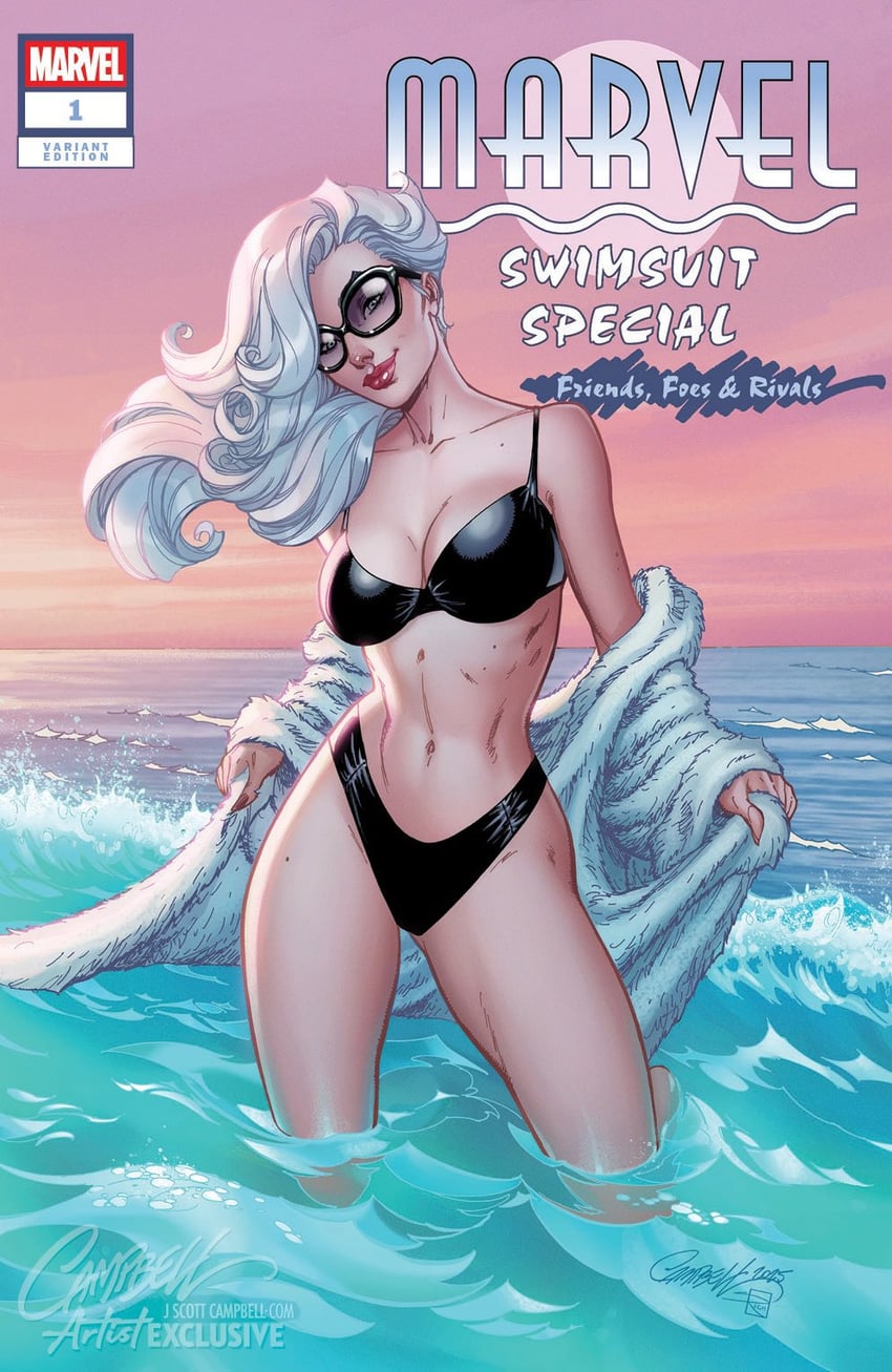 felicia hardy (marvel and 1 more) drawn by j._scott_campbell and sabine_rich
