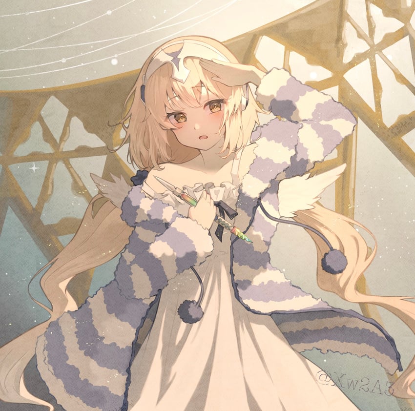 jeanne d'arc and metatron jeanne (fate and 1 more) drawn by papukin