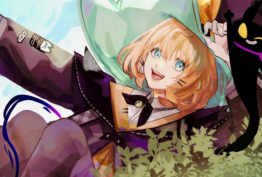 millie parfait and lucie (nijisanji and 1 more) drawn by hanji0730