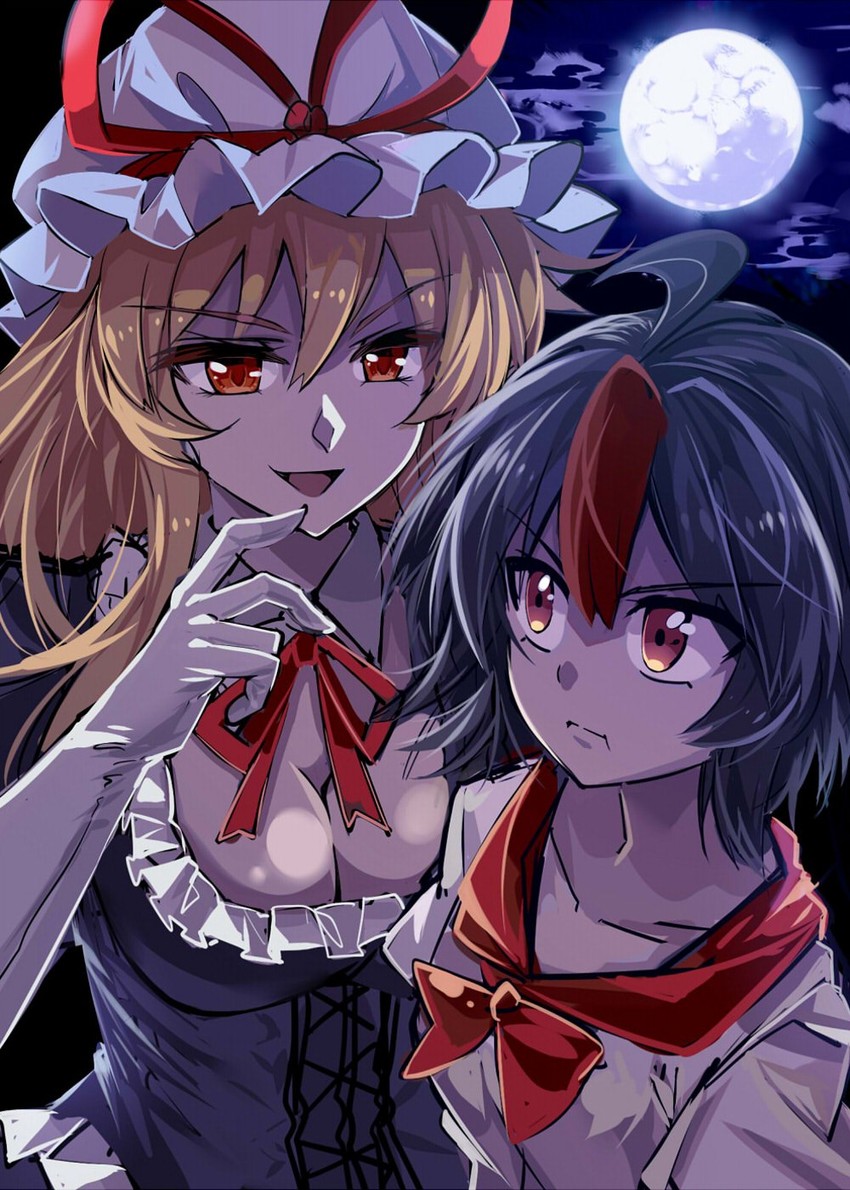 yakumo yukari and kijin seija (touhou) drawn by e.o.
