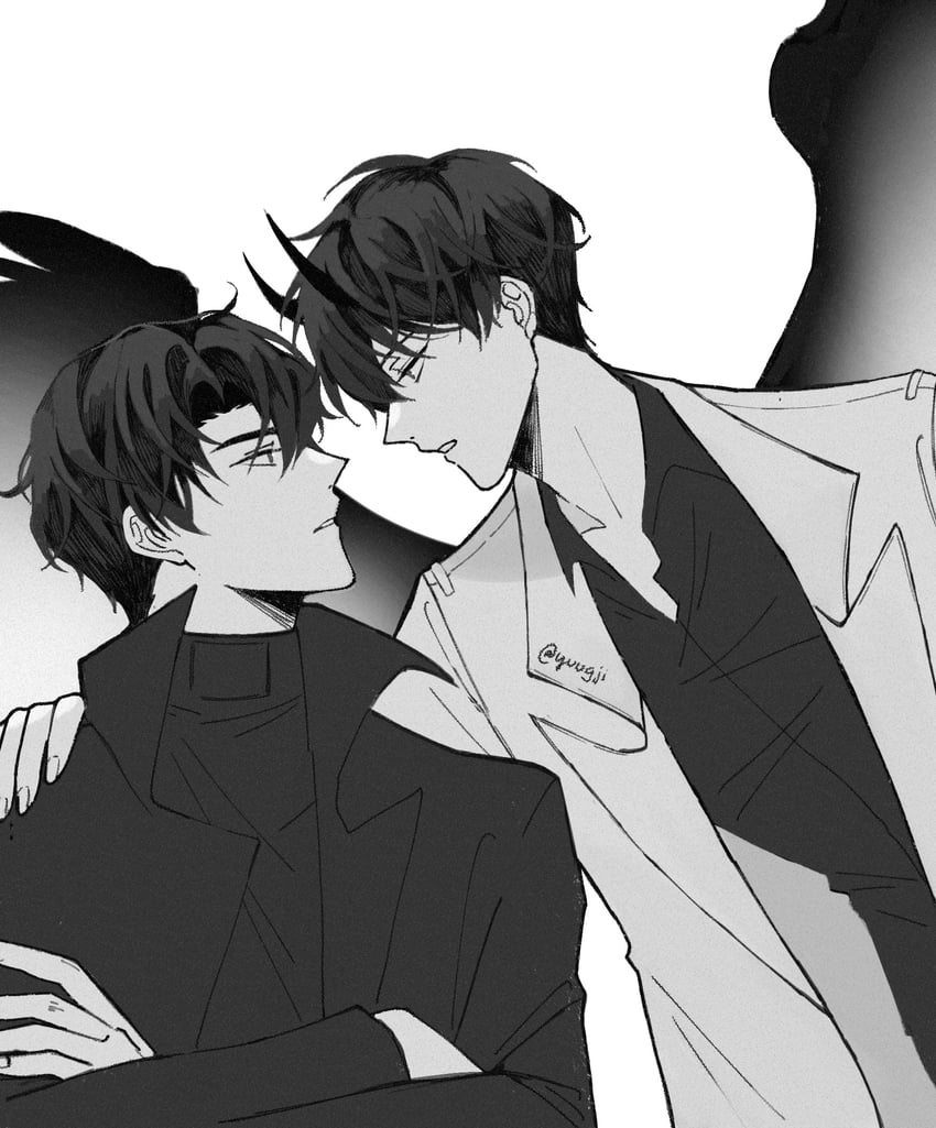 kim dokja and yoo joonghyuk (omniscient reader's viewpoint) drawn by yuugji