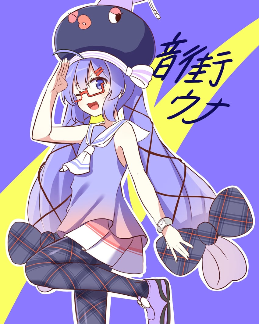 otomachi una (voiceroid and 1 more) drawn by chaakusu