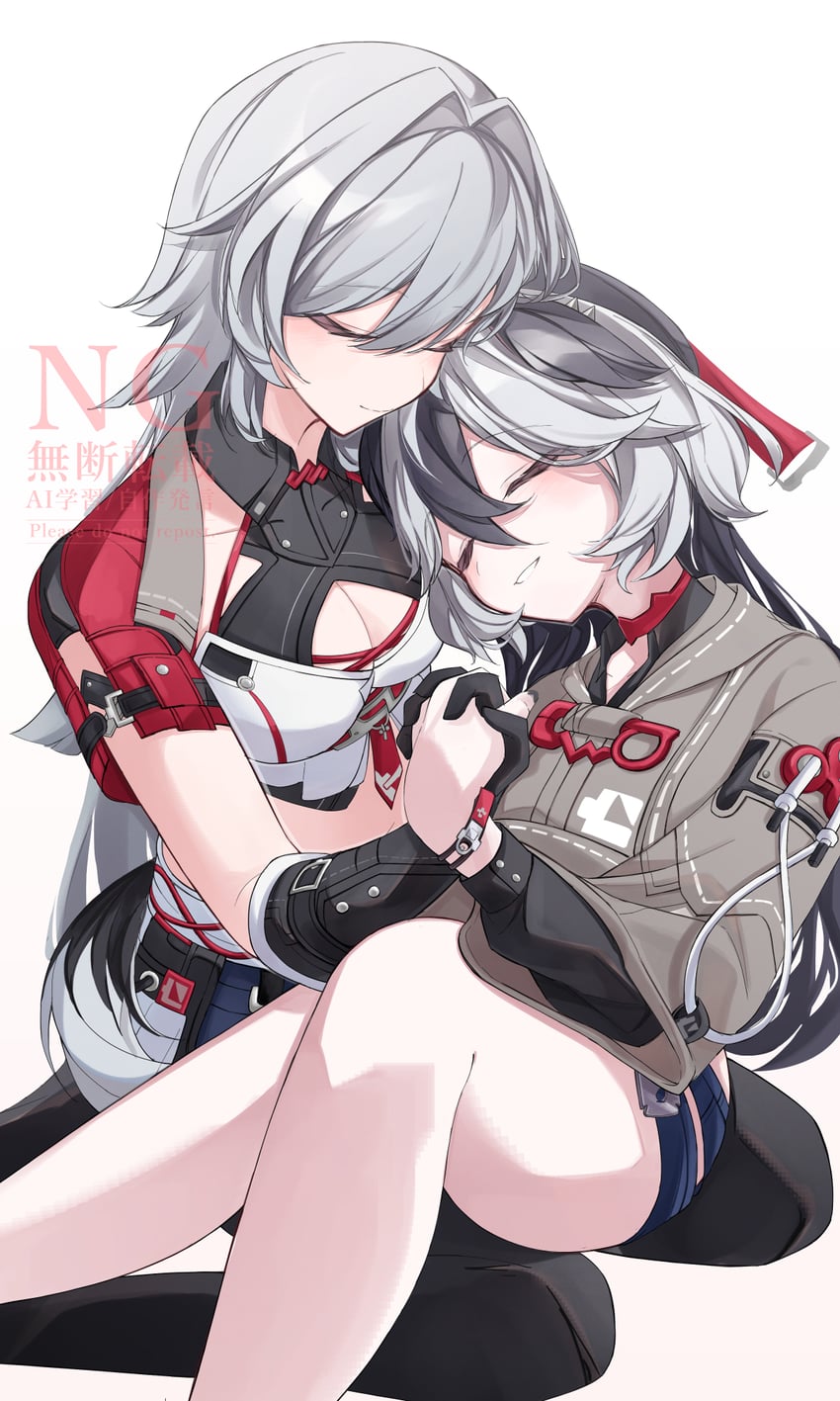 coralie 6626 planck and erdos helia (honkai and 1 more) drawn by qf_ivi
