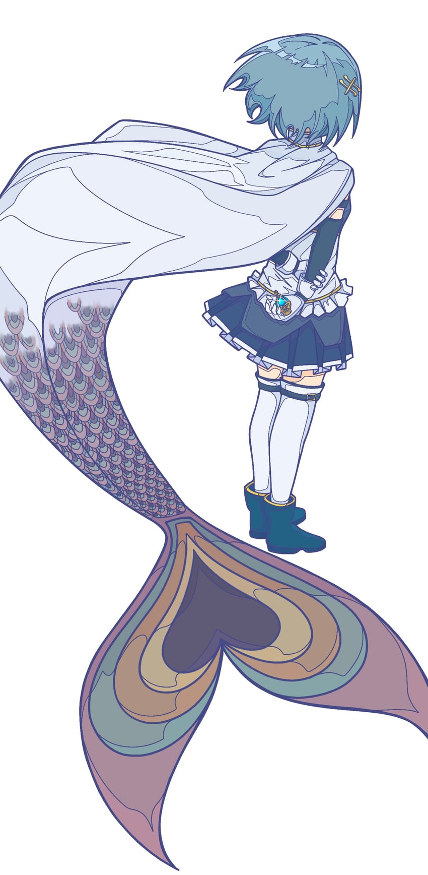 miki sayaka and oktavia von seckendorff (mahou shoujo madoka magica) drawn by lin_ye_shi_(cool_face)
