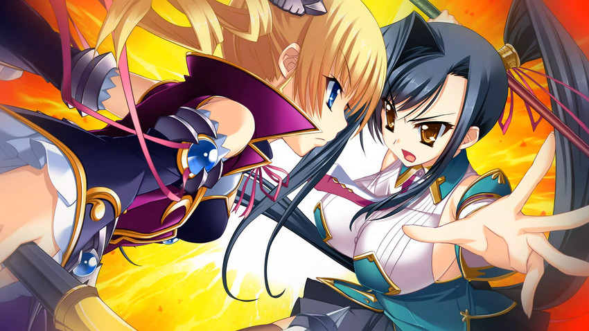 kan'u and sousou (koihime musou and 1 more) drawn by kantaka and katagiri_hinata