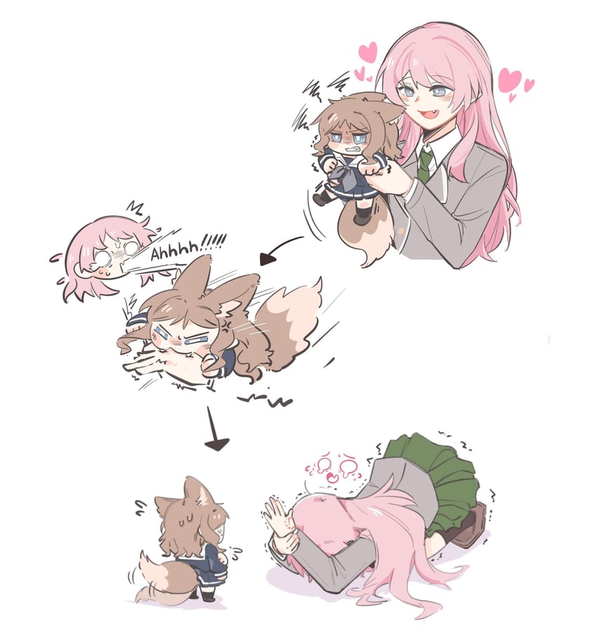 chihaya anon and nagasaki soyo (bang dream! and 1 more) drawn by tin_g