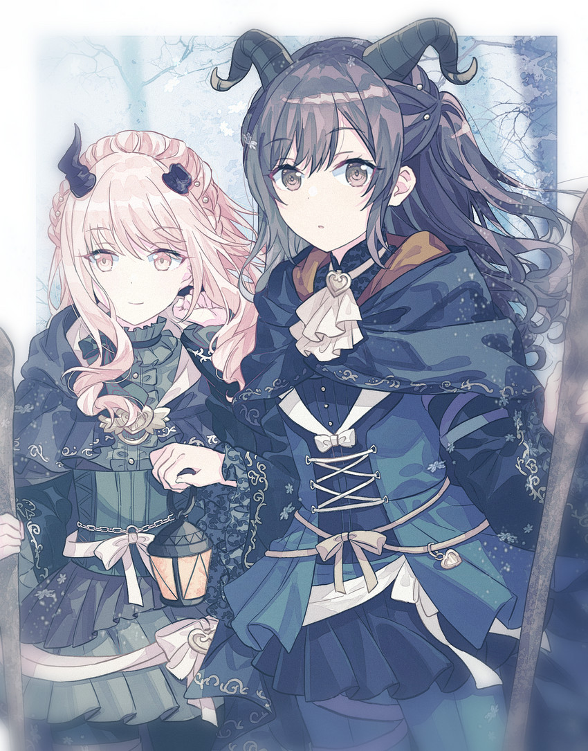 shinonome ena and akiyama mizuki (project sekai) drawn by migolu