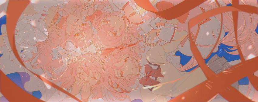 kaname madoka and ultimate madoka (mahou shoujo madoka magica) drawn by riko-m