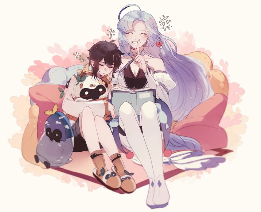 nine and lumie miratisa (lord of heroes) drawn by dongbaegsi