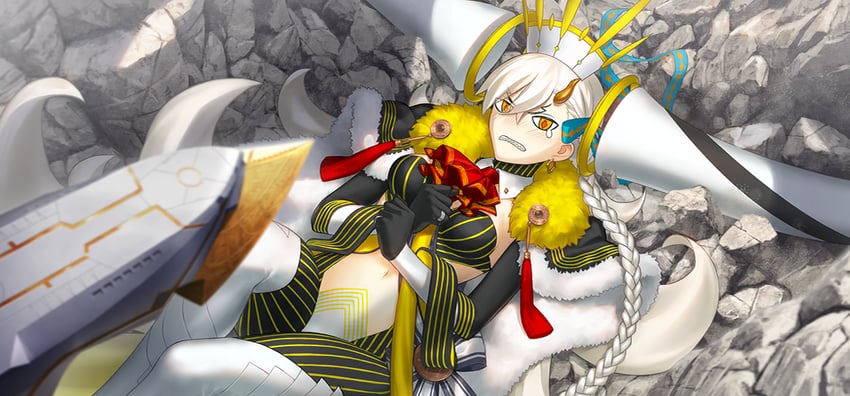 olga marie animusphere, u-olga marie, and e-grand marie (fate and 1 more) drawn by takeuchi_takashi