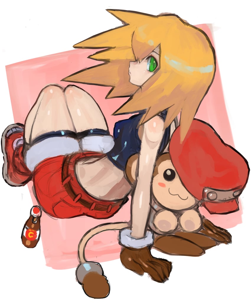 roll caskett (mega man and 1 more) drawn by dakusuta