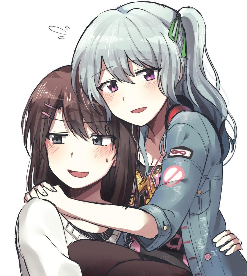 okusawa misaki and matsubara kanon (bang dream!) drawn by lix_(kuzwell)