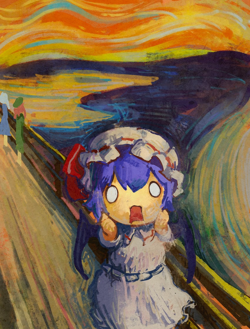 remilia scarlet, izayoi sakuya, and hong meiling (touhou and 1 more) drawn by ge_dazuo