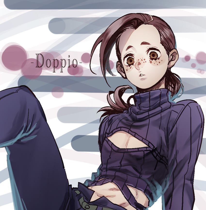 vinegar doppio (jojo no kimyou na bouken and 1 more) drawn by sen_(aypj8447)