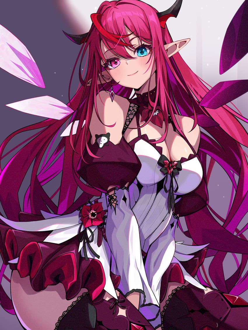 irys (hololive and 1 more) drawn by h4kuuua_0