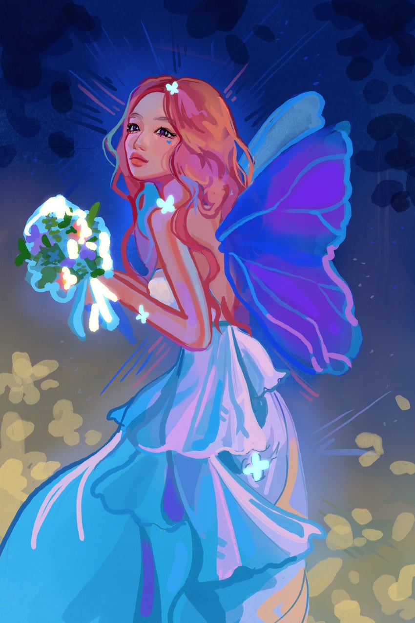 yeojin (real life and 1 more) drawn by aloeasia
