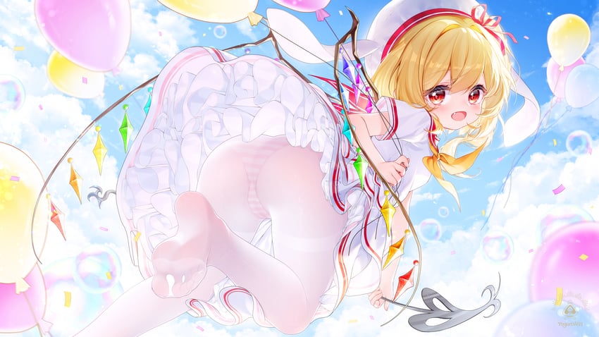 flandre scarlet (touhou) drawn by suaynnai_wanzi