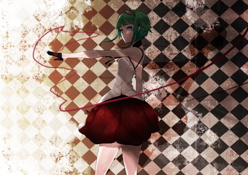 gumi (vocaloid and 1 more) drawn by mille_(dieci)