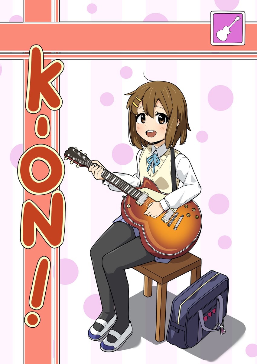 hirasawa yui (k-on!) drawn by aria_(colorless)