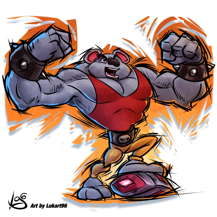 koala kong (mario and 2 more) drawn by lukart96