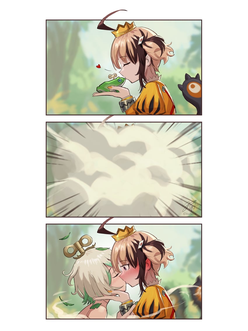 gigi murin and cecilia immergreen (hololive and 1 more) drawn by khoaphan96