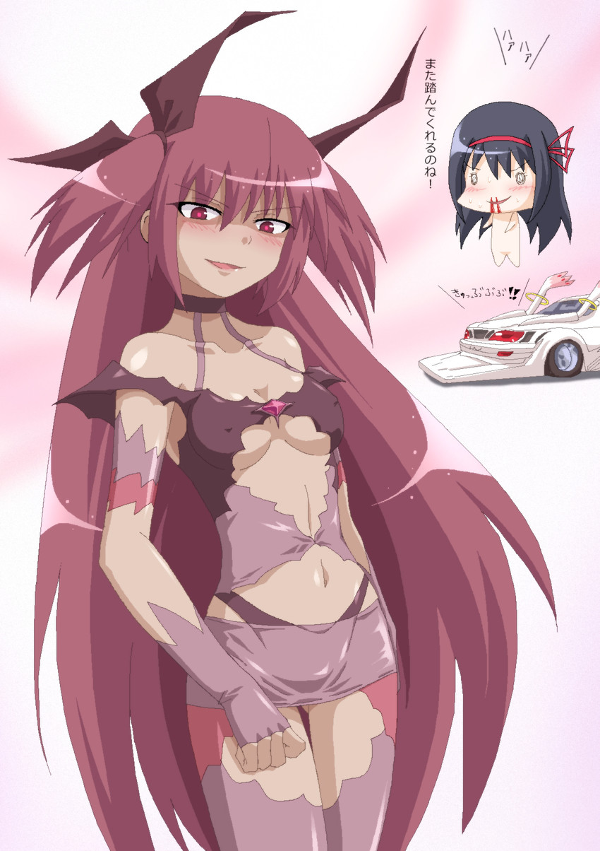 akemi homura, kaname madoka, kyubey, ultimate madoka, and kriemhild gretchen (mahou shoujo madoka magica) drawn by hayashiya_zankurou