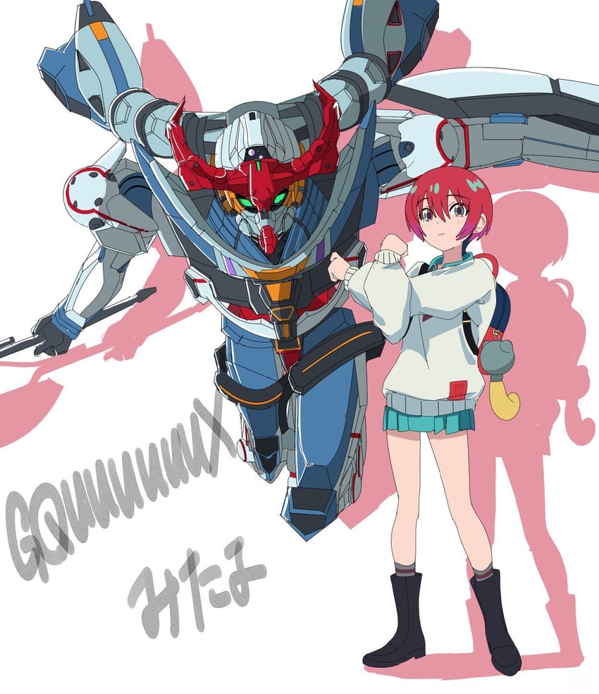 amate yuzuriha and gquuuuuux (gundam and 1 more) drawn by shijimi_(maido_ww)