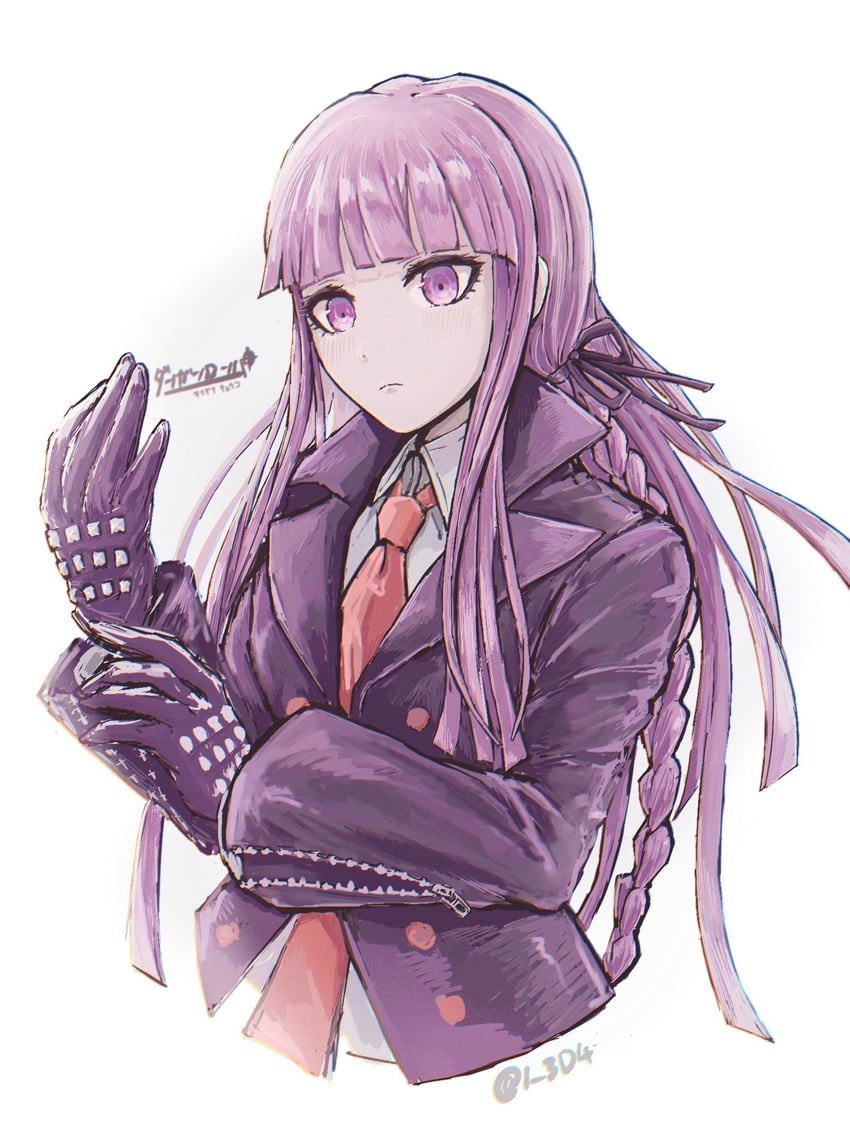 kirigiri kyoko (danganronpa and 1 more) drawn by 1_3d4
