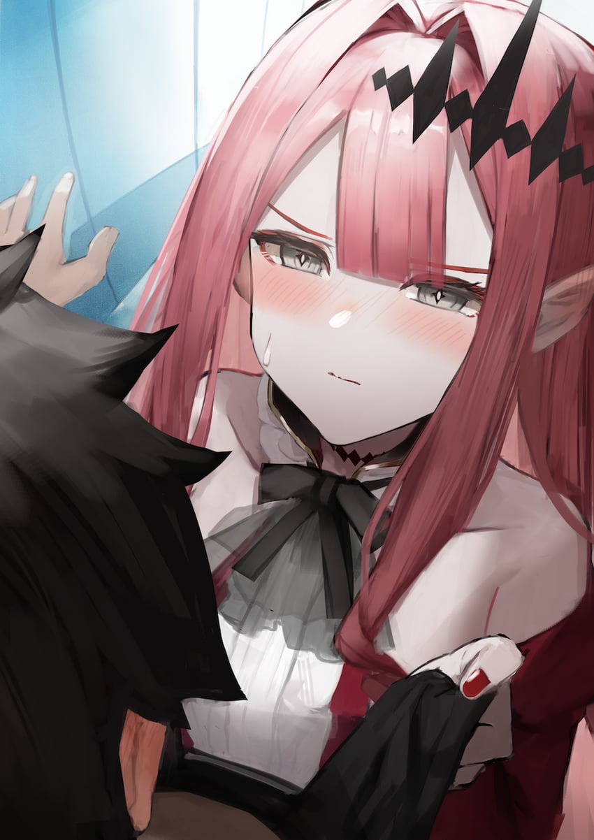 fujimaru ritsuka and baobhan sith (fate and 1 more) drawn by arigiep