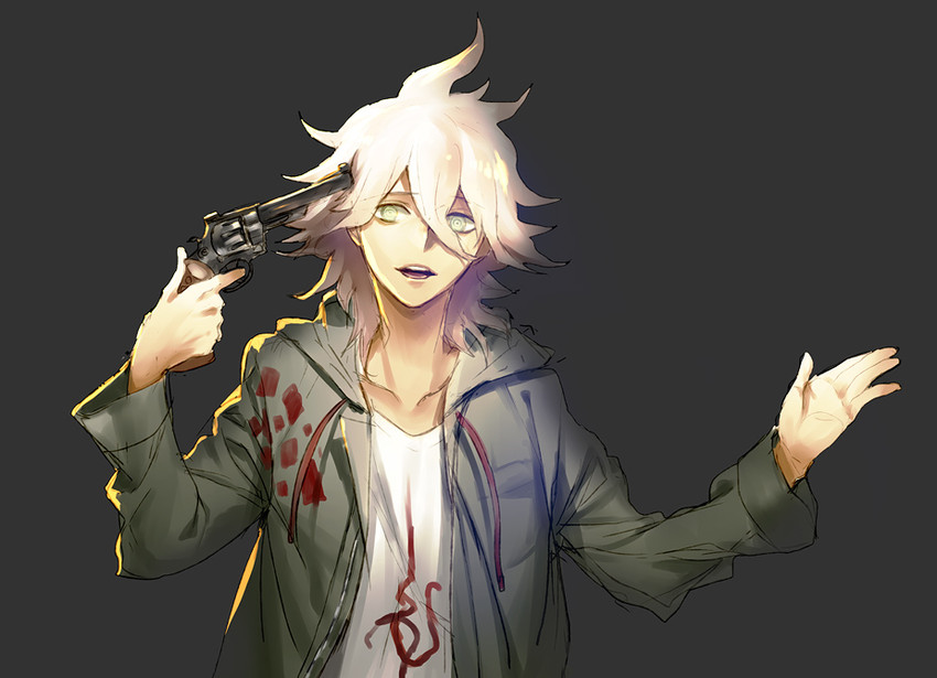 komaeda nagito (danganronpa and 1 more) drawn by kokutan_kitsunen