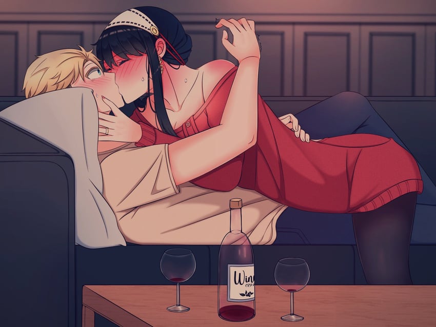 yor briar and twilight (spy x family) drawn by botchinako