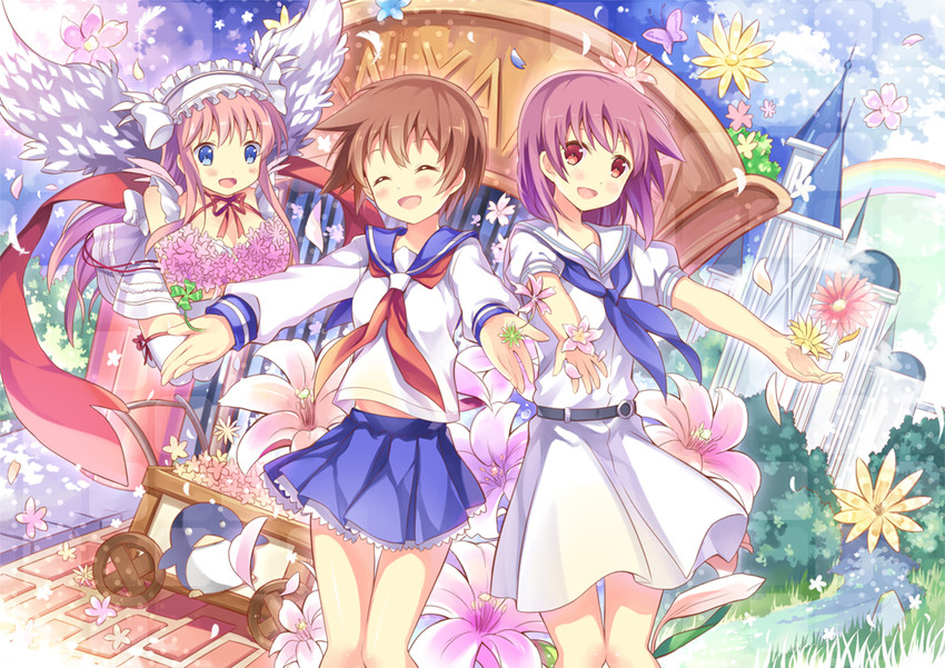 haramura nodoka, miyanaga saki, miyanaga teru, etopen, and nodocchi (saki) drawn by kinoshita_neko