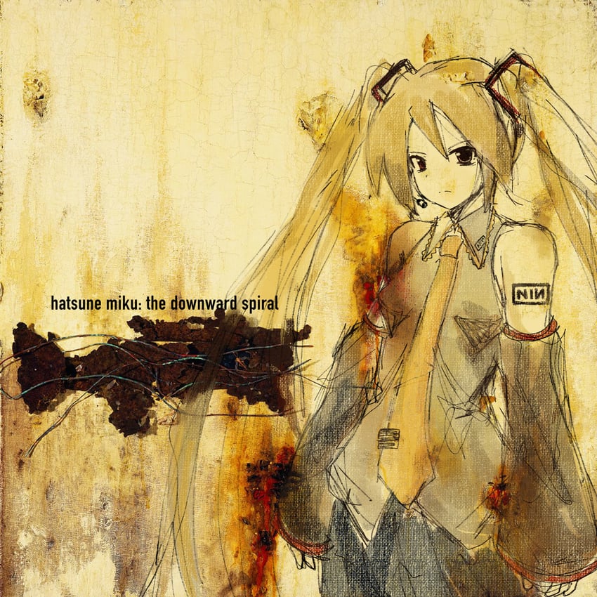 hatsune miku (vocaloid and 2 more) drawn by kassabakeki