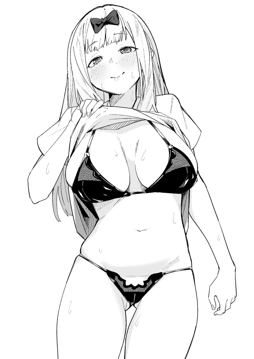 fujiwara chika (kaguya-sama wa kokurasetai ~tensai-tachi no renai zunousen~) drawn by re:ankh