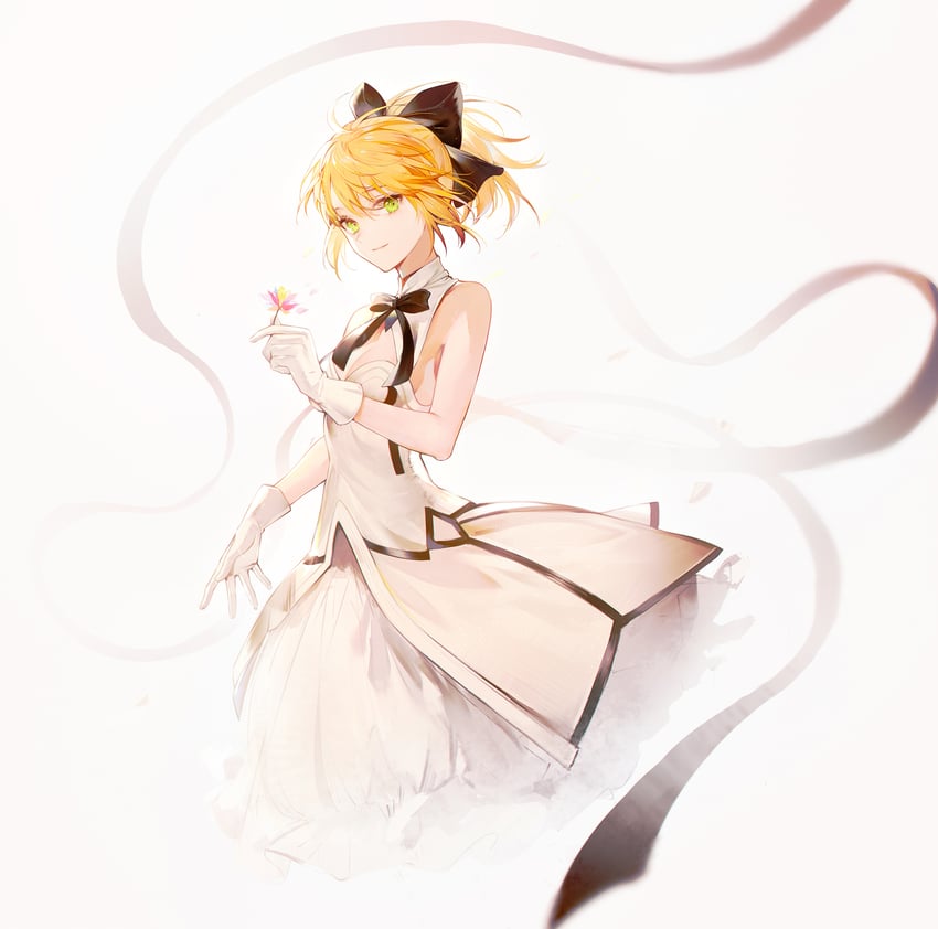 artoria pendragon and saber lily (fate and 1 more) drawn by bai_qi-qsr