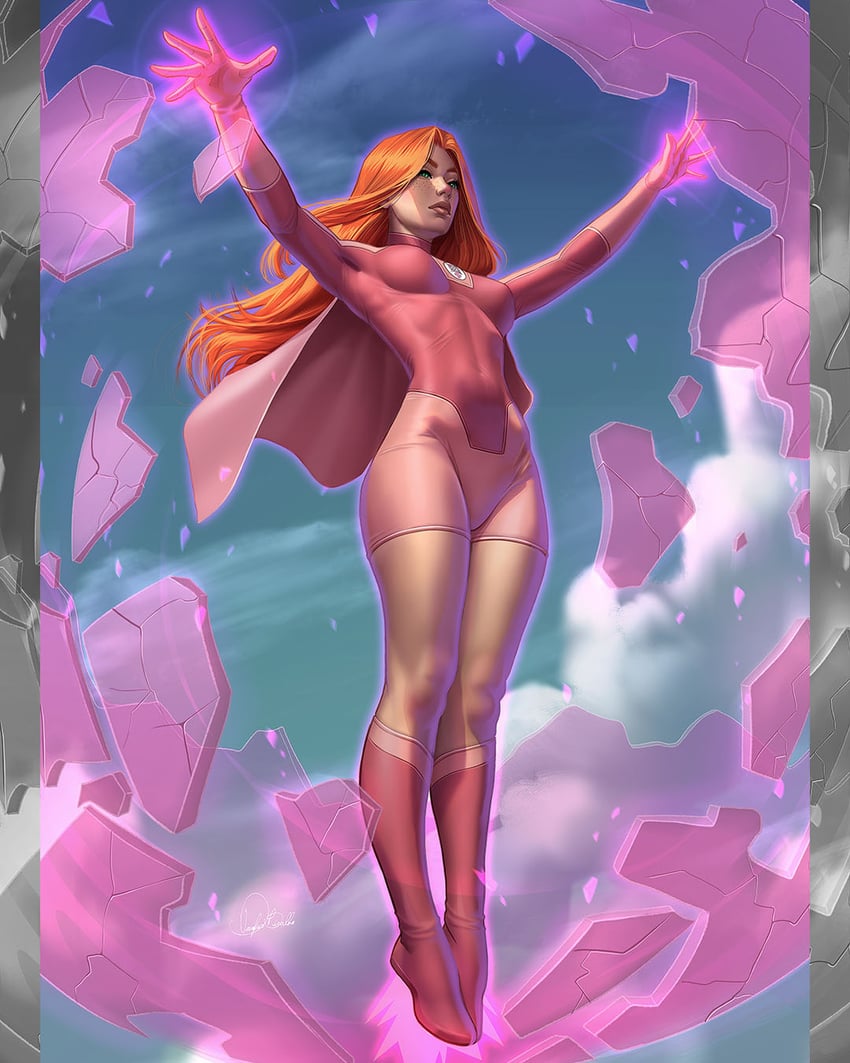 atom eve (invincible) drawn by douglas_bicalho