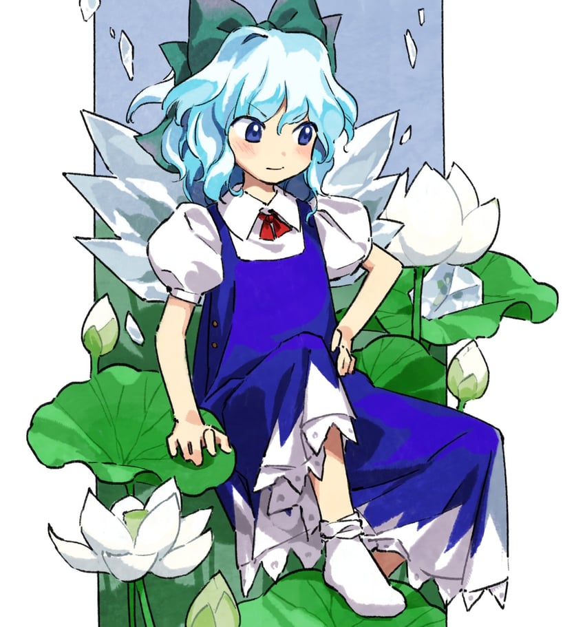 cirno (touhou and 1 more) drawn by kaigen_1025