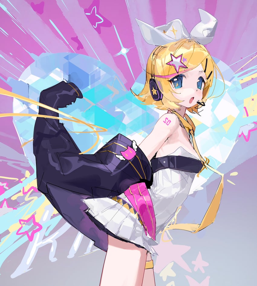 kagamine rin (vocaloid and 1 more) drawn by ariozara