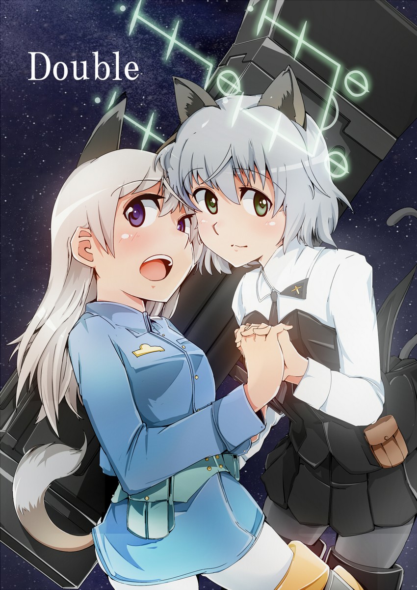 sanya v. litvyak and eila ilmatar juutilainen (world witches series and 1 more) drawn by meno~n