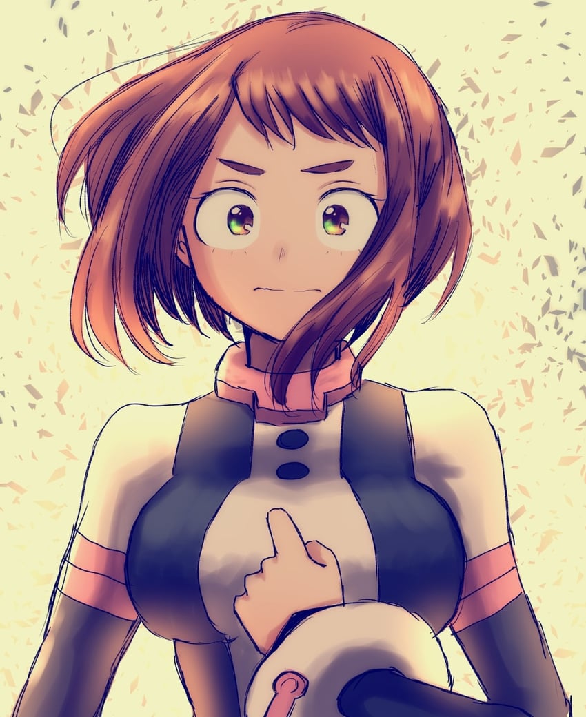 uraraka ochaco (boku no hero academia) drawn by yukiko_moruo