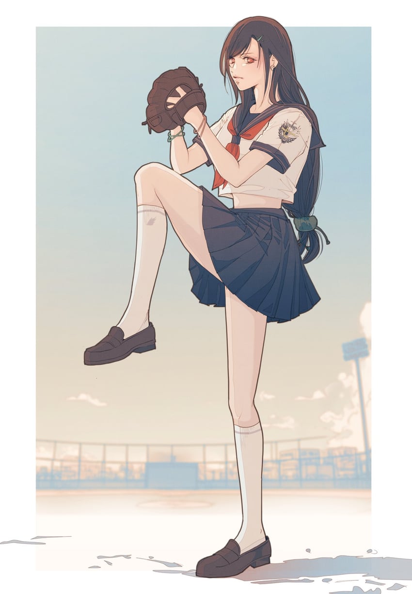 tifa lockhart (final fantasy and 2 more) drawn by mixmomo_yah