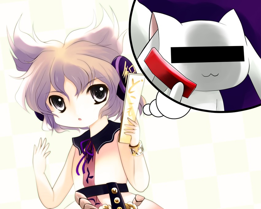 toyosatomimi no miko and kyubey (touhou and 1 more) drawn by yume_shokunin