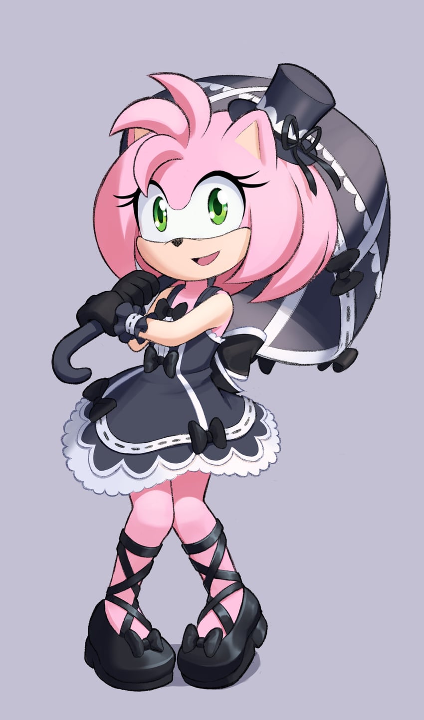 amy rose (sonic and 1 more) drawn by dstears