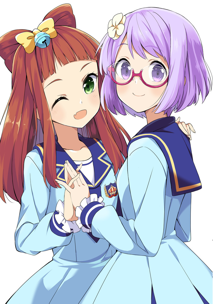 saotome ako and nanakura koharu (aikatsu! and 1 more) drawn by wara_(warapro)